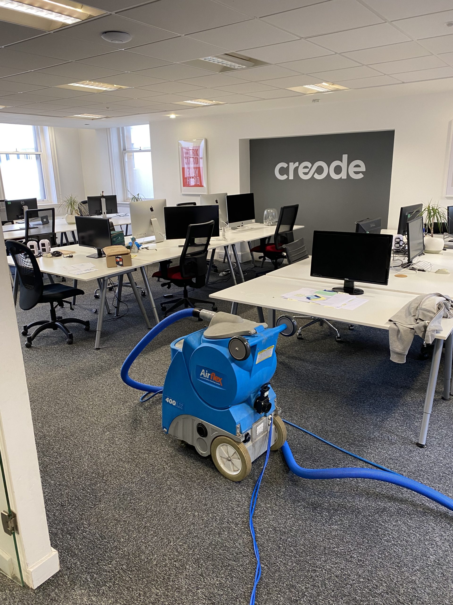 Offices being cleaned by The City Cleaners in Leeds