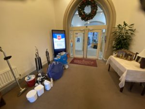 Professional carpet cleaning at Hinsley Hall, Leeds